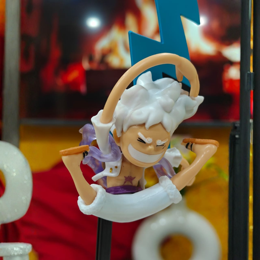 Luffy Gear 5 β Crazy Reaction Action Figure Set (6 PCS) | One Piece Collectible