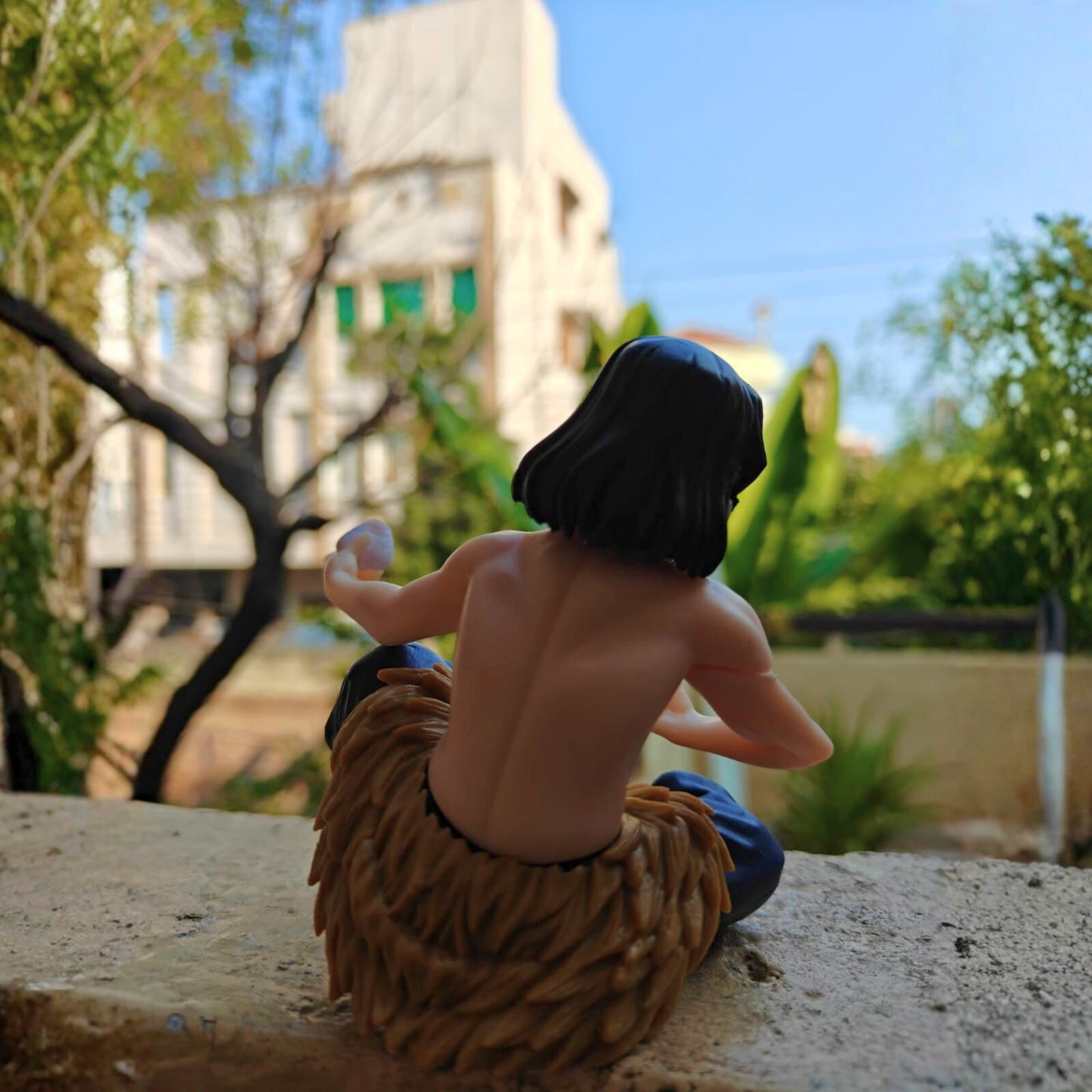 Inosuke Hashibira Sitting Action Figure – 14cm | Demon Slayer Collectible