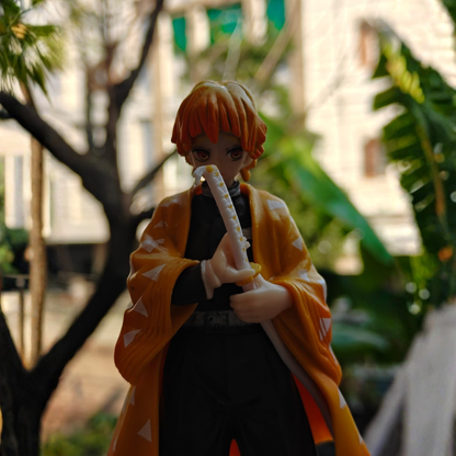 Zenitsu Agatsuma Standing Action Figure – 15cm | Demon Slayer Collectible
