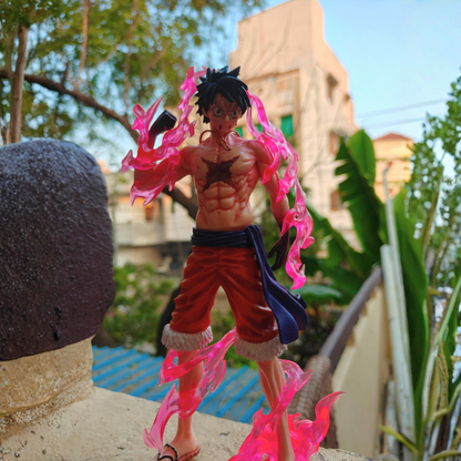 Luffy Gear 2 – Flame Mode 24cm Action Figure (With Stand/Base