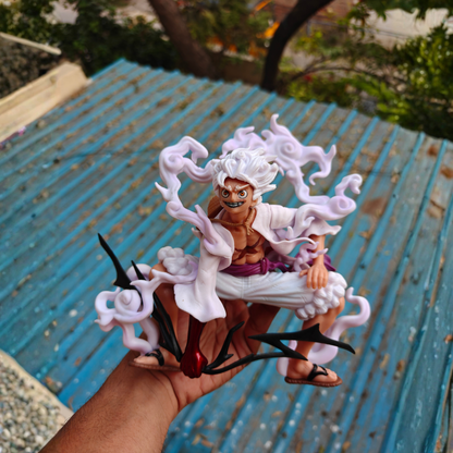 ⚡ Luffy Gear 5 – Peak Freedom 20cm Action Figure (With Black Base)