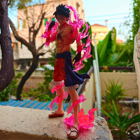 Luffy Gear 2 – Flame Mode 24cm Action Figure (With Stand/Base