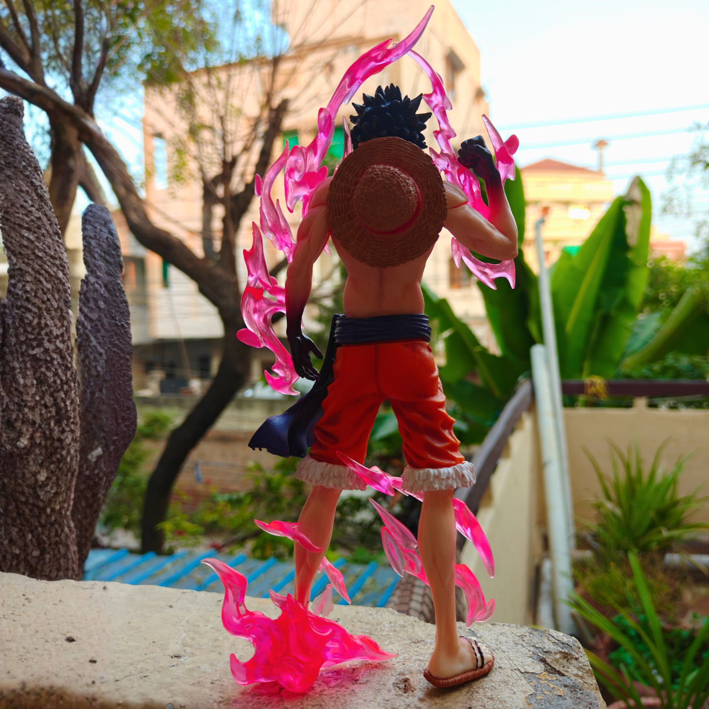 Luffy Gear 2 – Flame Mode 24cm Action Figure (With Stand/Base