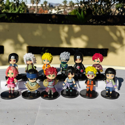 Naruto Mini Action Figure Set – 12 Pieces | 6.5cm | Chibi Collectibles