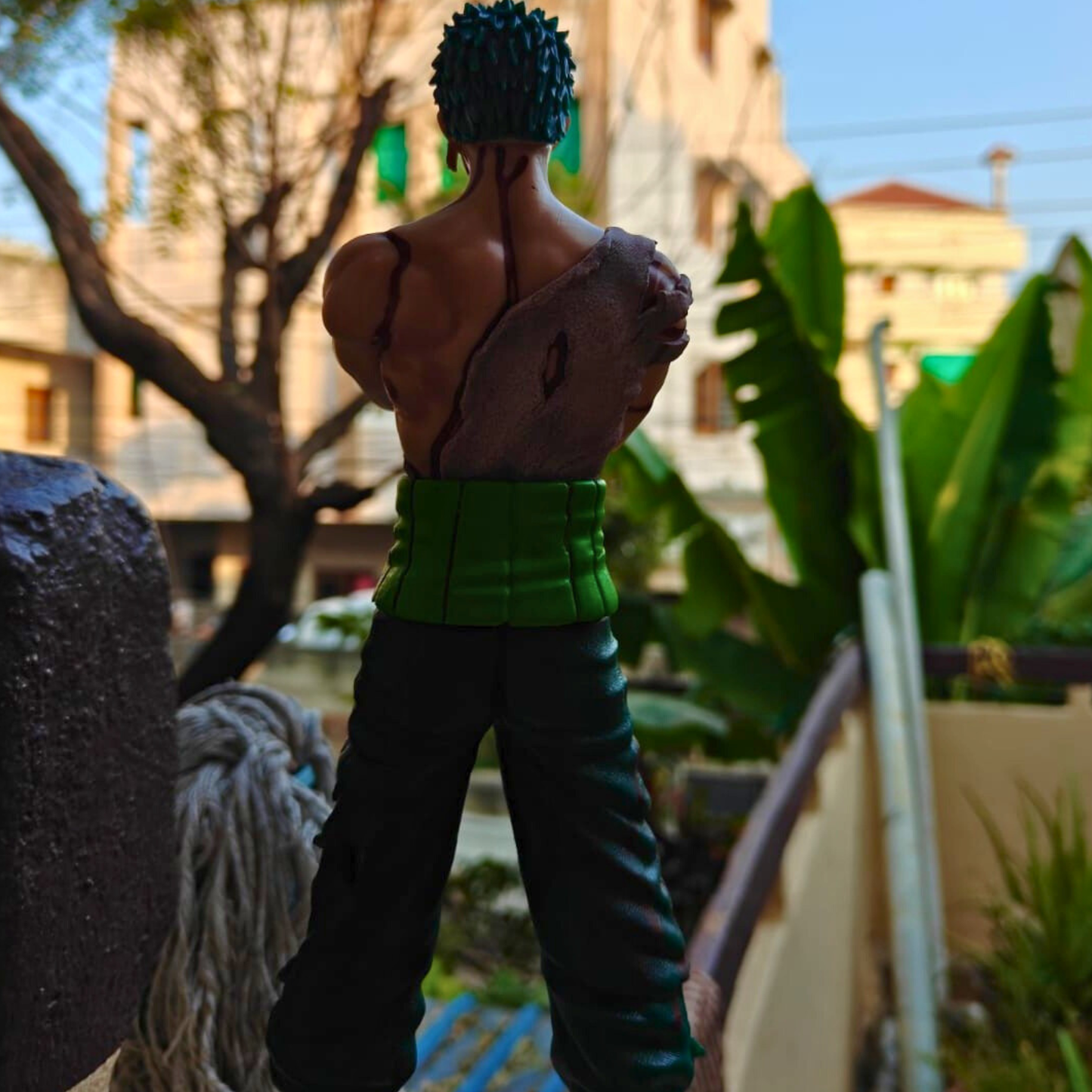 Roronoa Zoro Standing Action Figure – 28.5cm (Double Head)